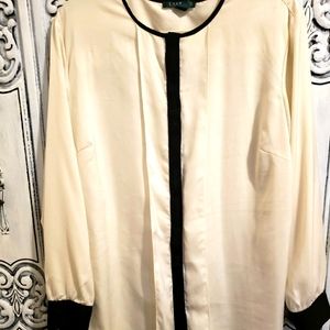 Ralph Lauren cream classy button down